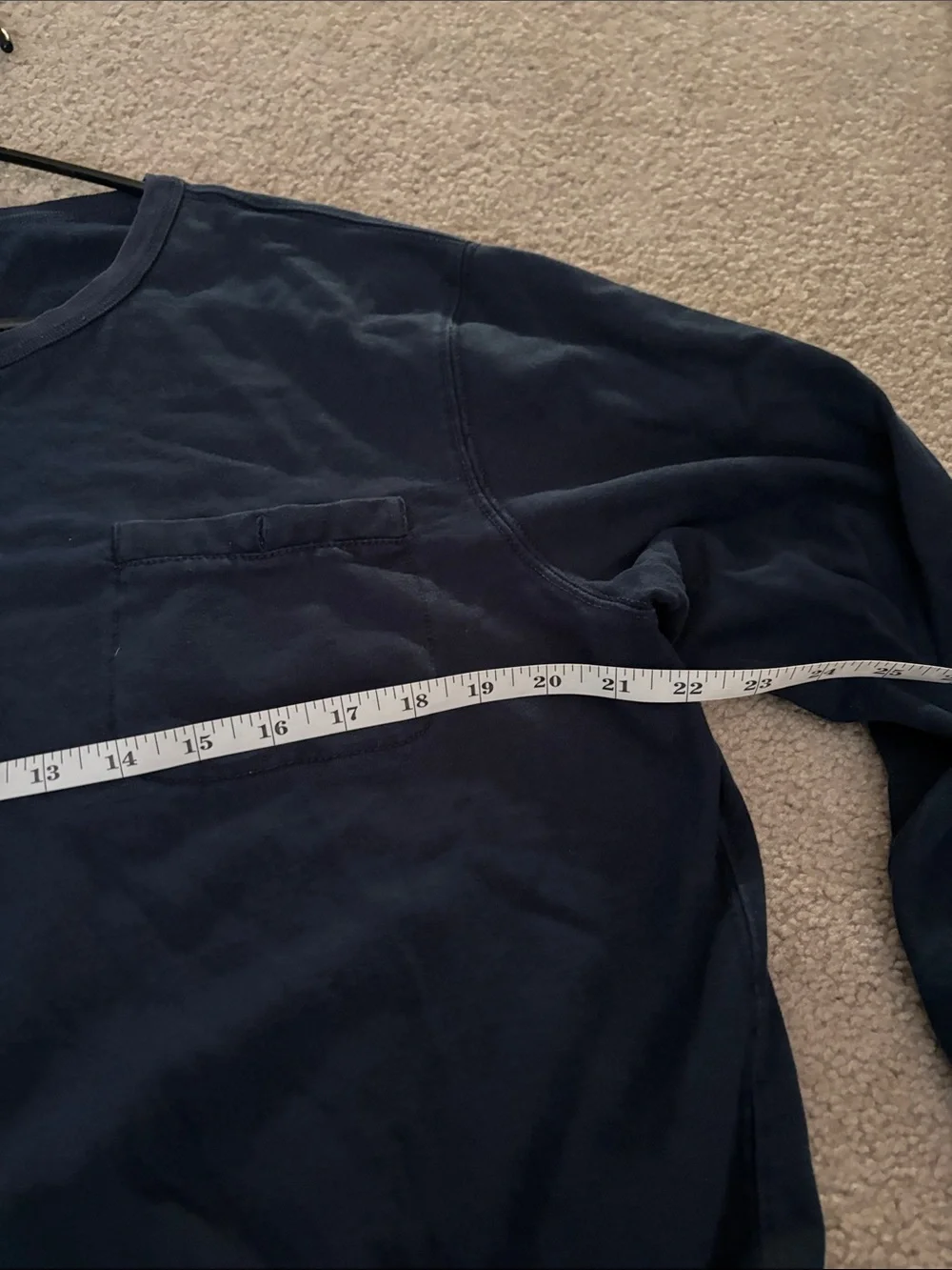 J. Crew Men's Cotton Navy Crewneck Sweater size large